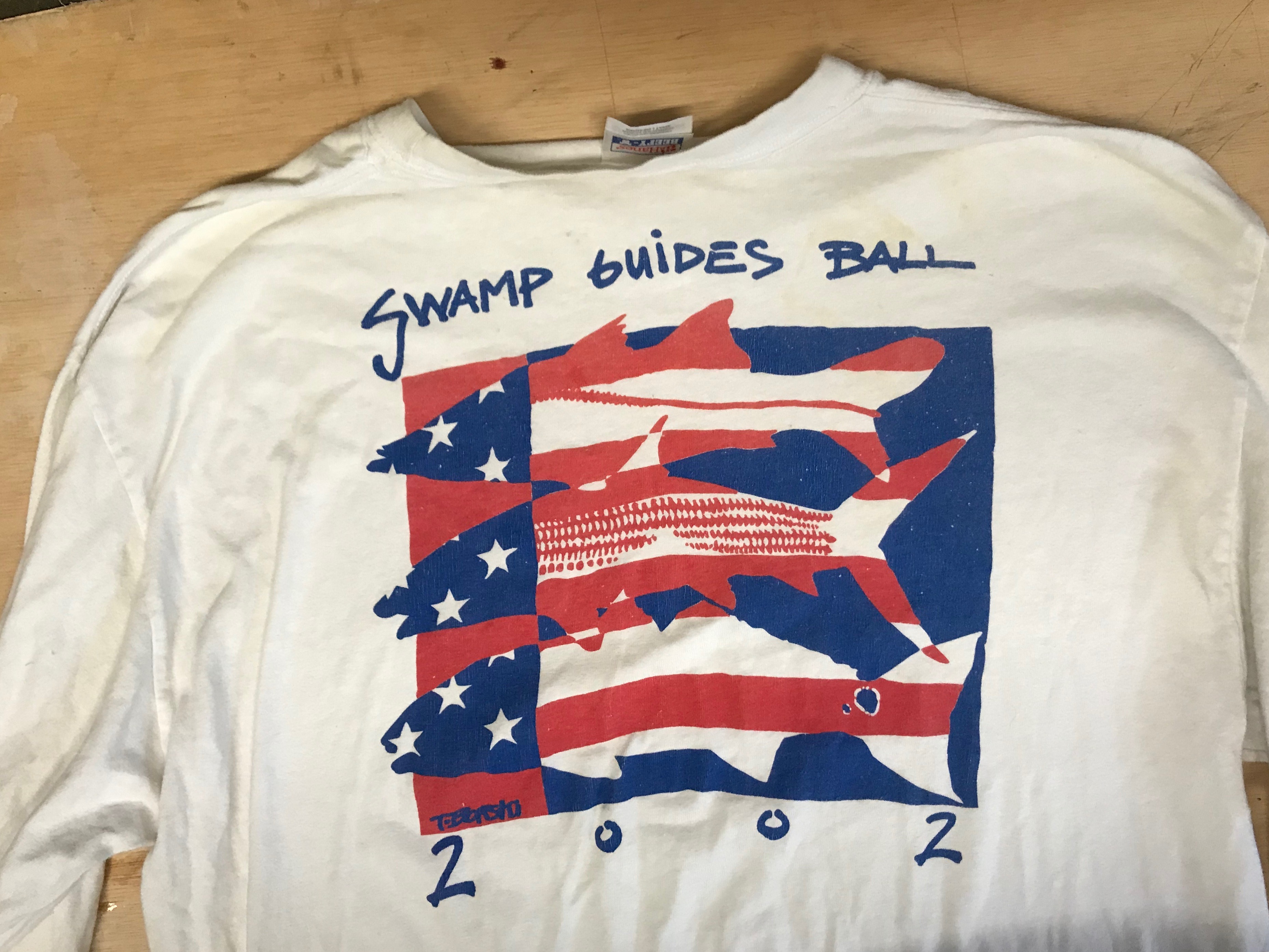Seeking Prior Swamp Guides Ball T-Shirts - Florida Keys Fishing Guides  Association